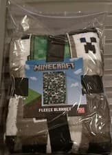 Image of MINECRAFT FLEECE BLANKET, 100cm x 150cm 