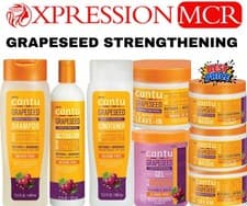 Image of Cantu Grapeseed Strengthening Shampoo - Conditioner - Masque Full Range UK Sell
