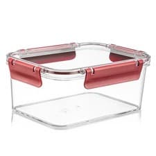 Image of Airtight Acrylic Food Storage Container Kitchen Set Container Clip Seal Lock