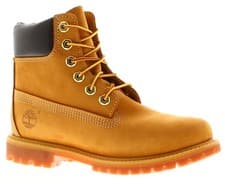 Image of Timberland Womens Ankle Boots Premium 6 Inch Waterproof Leather Lace Up tan UK S