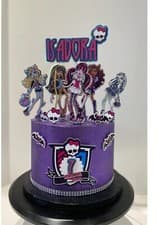 Image of Monster High Cake Topper - With Led Flashing Lights- Name and Age Personalised