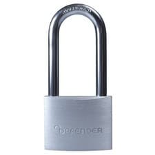 Image of Defender Aluminium Padlock Keyed Alike Long Shackle 40mm