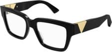 Image of NEW Bottega Veneta BV 1222O Eyeglasses 001 BLACK 100% AUTHENTIC