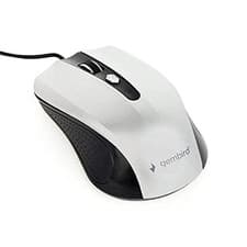 Image of Gembird Mouse USB Optical Black/Silver/MUS-4B-01-BS