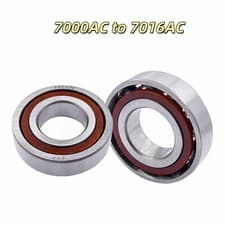 Image of Angular Contact Ball Bearing 7000AC to 7016AC Series Precision - Choose Size