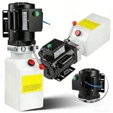 Image of Heavy Duty 6L 220V Car Lift Hydraulic Power Unit Pack Auto Pump Single Acting