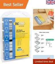 Image of Selection Pack of Type 140/6-14mm Heavy Duty Galvanised Staples, Pack of 4400...