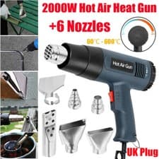 Image of 220V 2000W Professional Electronic Hot Air Heat Gun Paint Stripper with 6 Nozzle