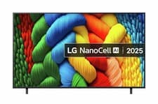 Image of LG 75 Inch TV Smart 4K Ultra HD HDR NanoCell Freeview HD TV 75NANO80A6B
