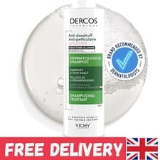 Image of Soothing Dercos Shampoo 200ml - Anti-Dandruff and Itch Relief for Fine Hair