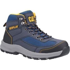 Image of Caterpillar Elmore Mid Navy Mens Microfibre & Mesh Safety Hikers