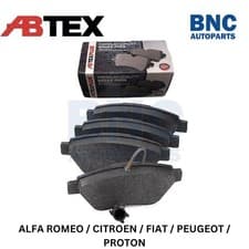Image of Abtex Front Brake Pads fits FIAT GRANDE PUNTO 2005-2022