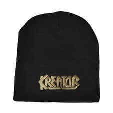 Image of Kreator Official Black Embroidered Beanie Hat
