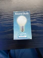 Image of Crompton Round 60w SES-E14Opal 240v Golf Bulb