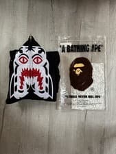 Image of Bape Tiger Full Zip Hoodie (FW23) Black Size L A Bathing Ape Authentic