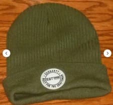 Image of Carhartt® Knit Cuffed Craftsman Patch Beanie 104878 -G72 Basil