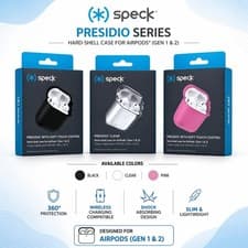 Image of Speck Presidio (AirPods 1st Gen 2016 & 2nd Generation 2019) Case Full Body Cover