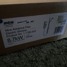 Image of Mira 1.1785.003 Advance Flex 8.7 kW Thermostatic Electric Shower - White