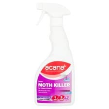 Image of Carpet Clothes Fabric Moth Killer Spray Acana Fresh Linen Fragrance 275 & 500ml