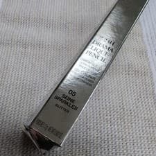 Image of Lancome eyeliner 24h Drama Liquid Pencil seine sparkles 05 glitter blue