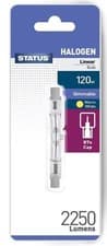 Image of Halogen Linear Bulb Warmwhite R7s Cap 120w 118mm 2250 Lumens