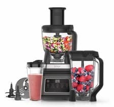 Image of Ninja 3-in-1 Food Processor & Blender BN800UK | 1.8L Bowl 2.1L Jug 700ml Cup