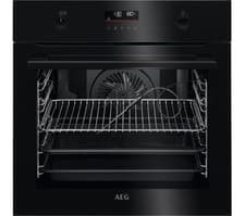 Image of TieDex UK AEG SteamBake BPK556260B Electric Pyrolytic Oven - Black