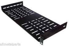 Image of 1U  RACK SHELF 19 inch 200mm deep vented base   inside WIDTH 441mm 