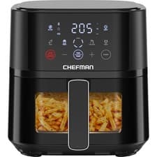 Image of Chefman Air Fryer – 3.75L Compact Airfryer for Quick, Window, Black 