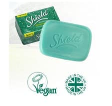 Image of SHIELD Fresh Aqua Soap Bars 4 X 115g Deodorising Vegan Clean Odour-Free