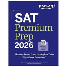 Image of SAT Premium Prep 2026: Includes 3 Full Length Practice - NEW Kaplan Test Pre 2