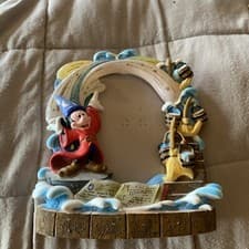 Image of Disney Mickey Mouse Wizard 3D Ceramic Photo Frame Magic Lake Buena Vista