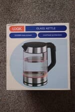 Image of Logik Glass Kettle with Variable Temperature Control - Brand New Unopened Box