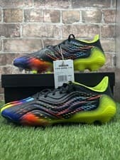 Image of Adidas Copa Sense.1 FG GW3605 Al Rihla Pack Football Boots Men's UK 8 Black Cyan