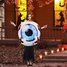 Image of Eyeball Costume Creative Reusable Single Piece Party Clothing for Performance