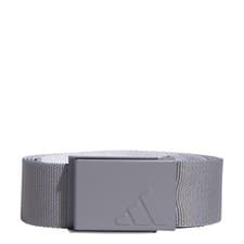 Image of adidas Mens Reversible Web Belt, Grey Three/White, OSFM