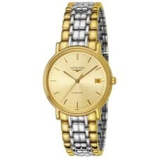 Image of Longines Presence L4.821.2.32.7 Automatic Men’s Watch Gold Stainless Steel