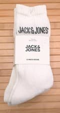 Image of Jack & Jones Men's Crew Socks, Pack of 5 pairs, One Size