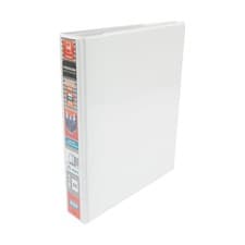 Image of Elba Panorama A5 Presentation Ring Binder White Pack of 6 (400008434)