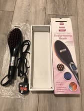Image of BAUER CERAMIC HAIR STRAIGHTENERS BRUSH , BRAND NEW , NEVER USE