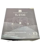 Image of TL-C12C CPU Case Fan 120mm ARGB 4 Pin PWM Cooler S-FDB Bearing Silent Pack of 3