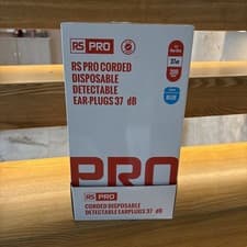 Image of RS PRO Blue Disposable Corded Ear Plugs, 37dB Rated, 200 Pairs