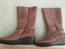 Image of BNIB Hotter brown "Adalyn - Adaly” “winter taupe” boots size 7.5 std