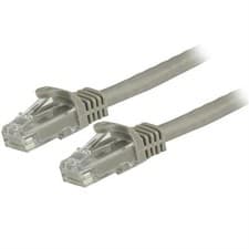 Image of StarTech 1.5m CAT6 Ethernet Cable - Grey CAT 6 Gigabit Ethernet Wire -250MHz ...