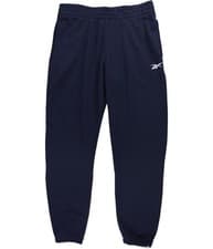 Image of Reebok Mens Colorblocked Athletic Jogger Pants, Blue, Medium