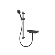 Image of Aqualisa MD220S.MB Midas Thermostatic Mixer Shower With Adj Head Matt Black