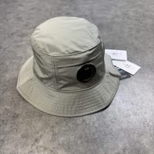 Image of C.P Company Silver Sage Chrome-R Bucket Hat RRP £150