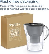 Image of BRITA Marella Water Filter Starter Pack Graphite (2.4L) used very good, 1 filter
