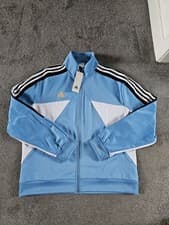 Image of Adidas House Of Tiro Nations Pack Track Top Light Blue/Black/White - Size: L