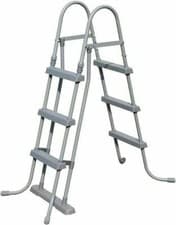 Image of Bestway Pool Ladder Flowclear 42" Safety Swimming Above Ground Grey